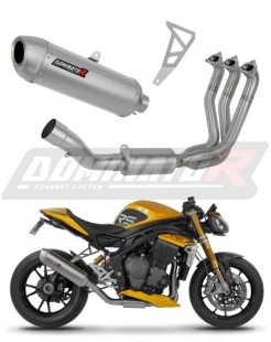 Полная система выхлопа Triumph Speed Triple 1200 RS / Speed Triple 1200 RR 2021 - 2024 DOMINATOR S6