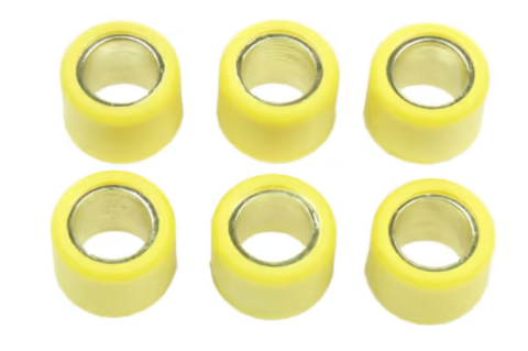 Ролики вариатора APRILIA AMICO/AREA/GULLIVER/RALLY/SONIC/SR 50, SCARABEO 50/100, BETA ARK 50, YAMAHA BWS/CR/CS/CW/JOG/YH/YQ/YW 50 15 X 12 MM 5.6 гр ATHENA S41000030P085