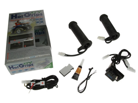 Ручки руля с подогревом OXFORD с панелью управления (22 мм) ESSENTIAL ATV/QUAD OF769