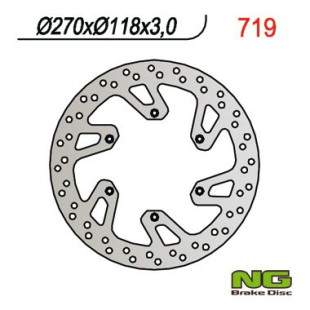 Тормозной диск NG передний SUZUKI DRZ 400 E/S 00-09, RM 125/25096-08 NG719