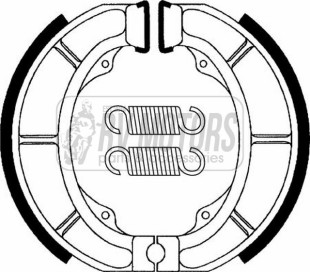 Тормозные колодки SBS 2201