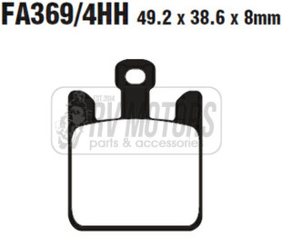 Тормозные колодки EBC FA369/4HH