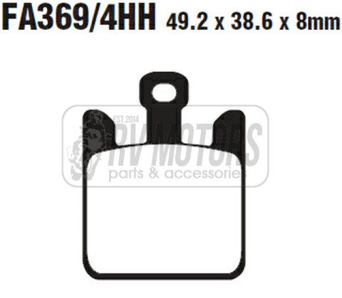 Тормозные колодки EBC FA369/4HH