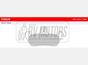 Тормозные колодки FERODO FDB529P