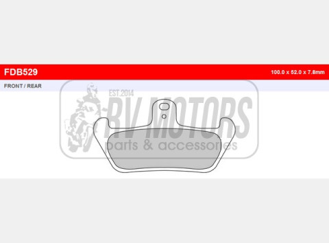 Тормозные колодки FERODO FDB529P