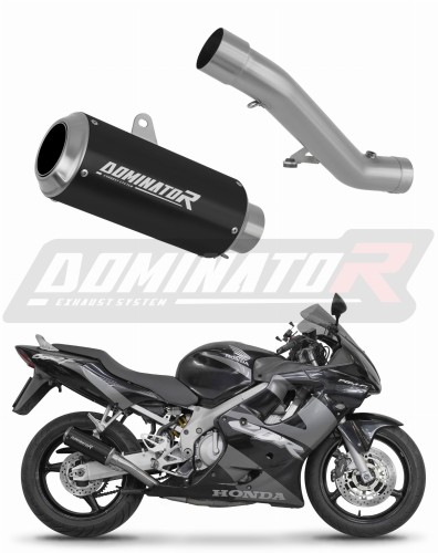 Прямоток Honda CBR 600 F4i 2001 - 2006 DOMINATOR GP черный
