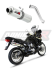 Прямоток Honda XL 650 V TRANSALP 2001 - 2007 DOMINATOR круглый