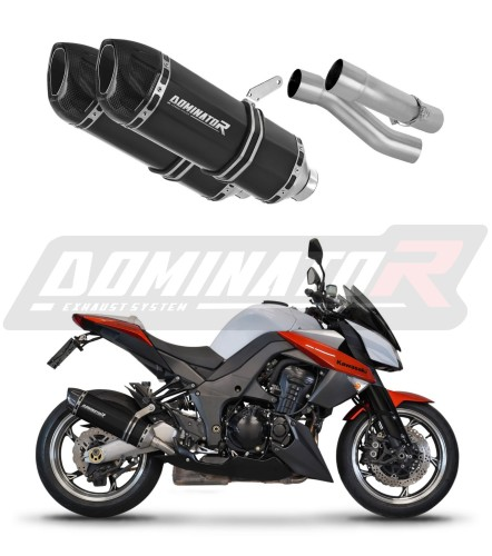 Прямоток Kawasaki Z1000 2014 - 2016 DOMINATOR HP1 черный