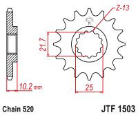 Приводная звезда JT JTF1503.12 (PBR 2061)