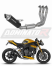 Полная система выхлопа Triumph Speed Triple 1200 RS / Speed Triple 1200 RR 2021 - 2024 DOMINATOR GPF черный