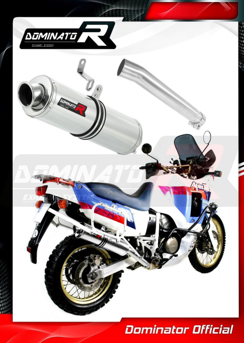 Прямоток DOMINATOR HONDA XRV 750 AFRICA TWIN RD04 1990 - 1992 круглый