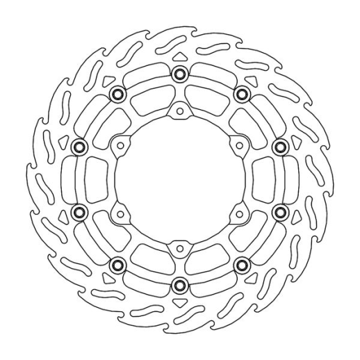 Тормозной диск MOTO-MASTER передний SUPERMOTO 320MM HUSQVARNA/KTM   M112274