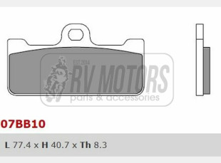 Тормозные колодки BREMBO BRM 07BB10SC