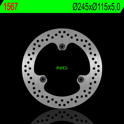 Гальмівний диск NG задній YAMAHA X-MAX 125 10-17, X-MAX 250 10-13 (245X115X5,0MM) NG1567