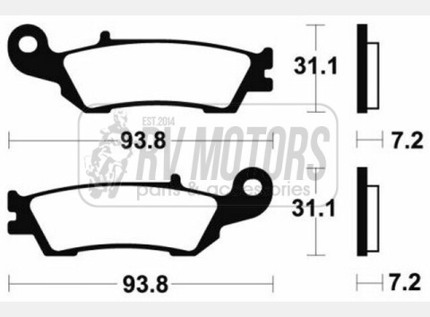 Тормозные колодки SBS 840SI