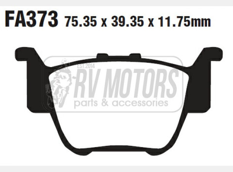 Тормозные колодки EBC FA373TT