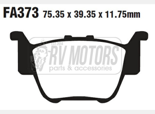Гальмівні колодки EBC FA373TT