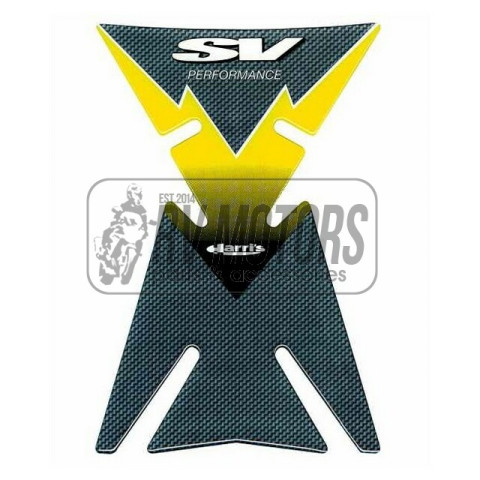 Наклейка на бак Harris 11947-SVG серый/желтый