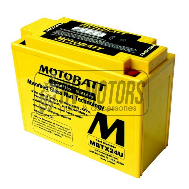Аккумулятор Motobatt MBTX24U 