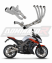 Полная система выхлопа Kawasaki Z1000 2014 - 2016 DOMINATOR GPS 