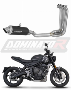 Полная система выхлопа Triumph Trident 660 2021 - 2024 DOMINATOR GPF черный