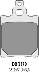 Колодки гальмові DELTA BRAKING DB2370OR-D (FA337)