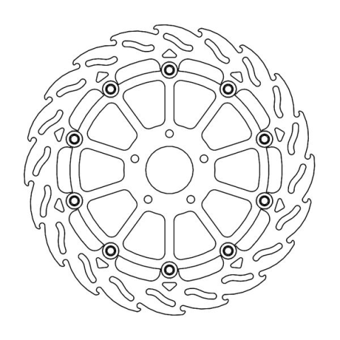 Тормозной диск MOTO-MASTER передний правый  SUPERMOTO 320MM KTM 890 DUKE R '20-   M112335