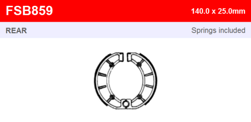 Гальмівні колодки FERODO FSB859