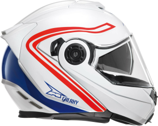 Шлем модуляр AXO Galaxy белый. Размер M