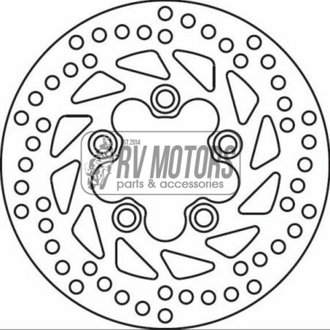 Тормозной диск BREMBO BRM 68B40724
