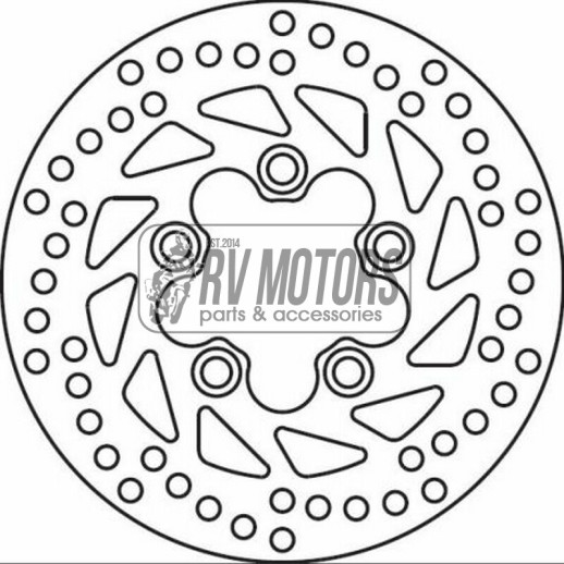 Гальмівний диск BREMBO BRM 68B40724