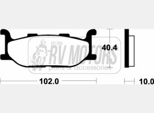 Тормозные колодки SBS 170MS