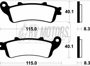 Тормозные колодки SBS 736HF