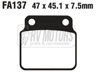 Тормозные колодки EBC FA137TT