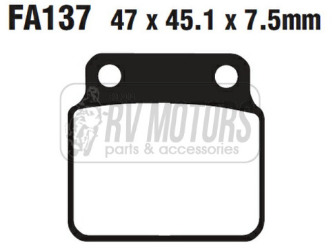 Тормозные колодки EBC FA137TT