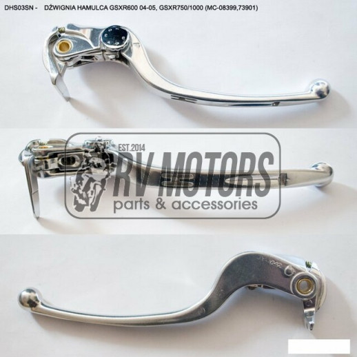 Важель гальма SUZUKI GSXR600 '04-'05, GSXR750/1000 NACHMAN DHS03SN