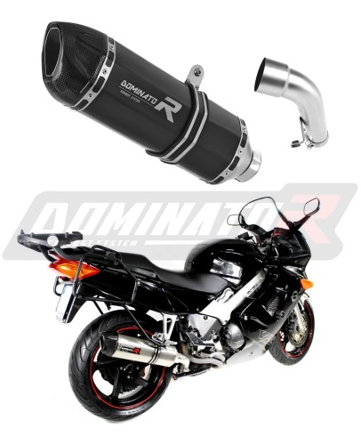 Прямоток Honda VFR 800 Fi 1998 - 2001 DOMINATOR HP1 черный