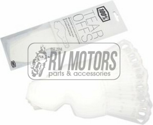 Відривна плівка для масок 100% 50шт GOGLI ACCURI/STRATA/RACECRAFT 51011-013-02 