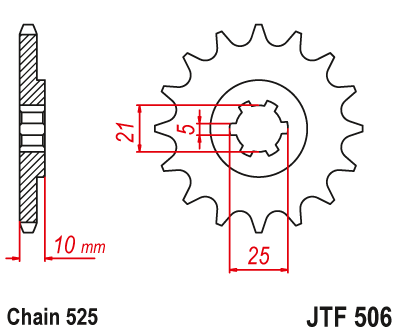 Привідна зірка JT JTF506.15