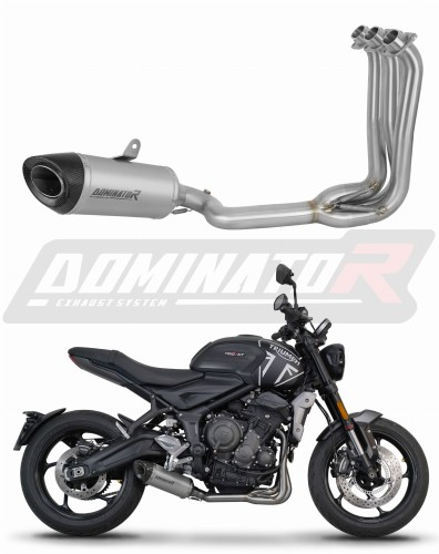 Полная система выхлопа Triumph Trident 660 2021 - 2024 DOMINATOR HP8