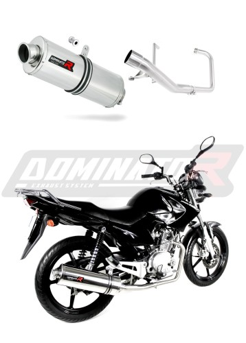 Полная система выхлопа Yamaha YBR 125 2009 - 2018 DOMINATOR овальный