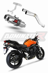 Прямоток Yamaha FZ6 FAZER 600 S1 2004 - 2010 DOMINATOR овальный