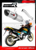 Прямоток DOMINATOR HONDA XRV 750 AFRICA TWIN RD07 HP1 1993 - 1995