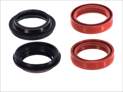 Комплект сальников и пыльников вилки KAWASAKI EL, EN, EX, GPZ, KZ; YAMAHA TT-R, XT 225-550 1980-2017 4 RIBE AB56-119