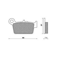 Тормозные колодки BRENTA FT 4125 (FA367/2)