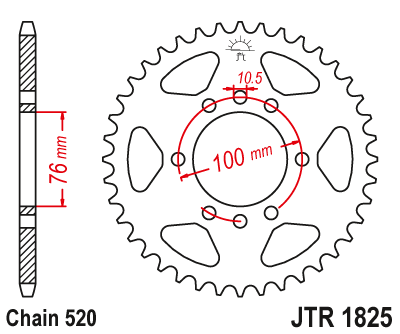 Приводная звезда JT JTR1825.46 (PBR 823)