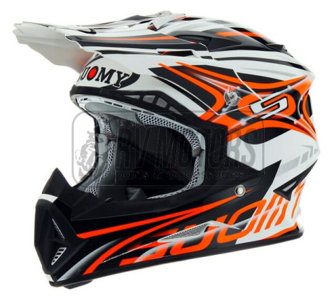 Шлем кросс Suomy Rumble Vision orange M