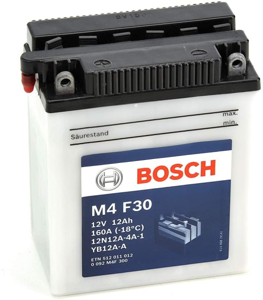 Акумулятор BOSCH 0092M4F300 12Ah 160A