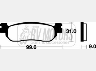 Тормозные колодки SBS 155MS 