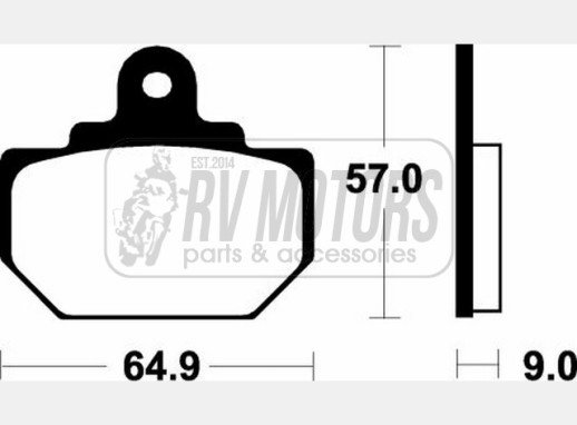 Гальмівні колодки SBS 610HF